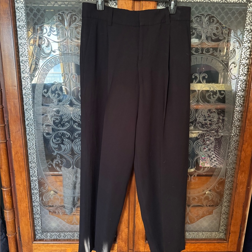 Vince. Black Wide Leg Dress Pants - Picture 2 of 10